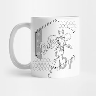 Spacegirl 01 Mug